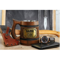 Dungeons and Dragons beer mug, Game On