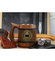 Dungeons and Dragons Barbarian wooden tankard