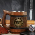 The Best Papa wooden mug