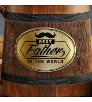 The best Father in the world wooden mug