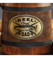 Reel Cool Dad wooden mug