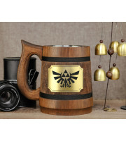 The Legend Of Zelda Beer Stein, Triforce Gamer Gift