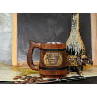 Gothic Skull Groomsmen Gift Stein