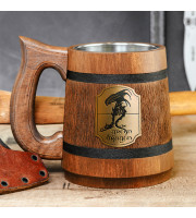Green Dragon Mug. Lord of the Rings Gift. The Hobbit tankard