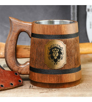 Alliance beer Mug, World of Warcraft Tankard Alliance beer Mug, World of Warcraft Tankard